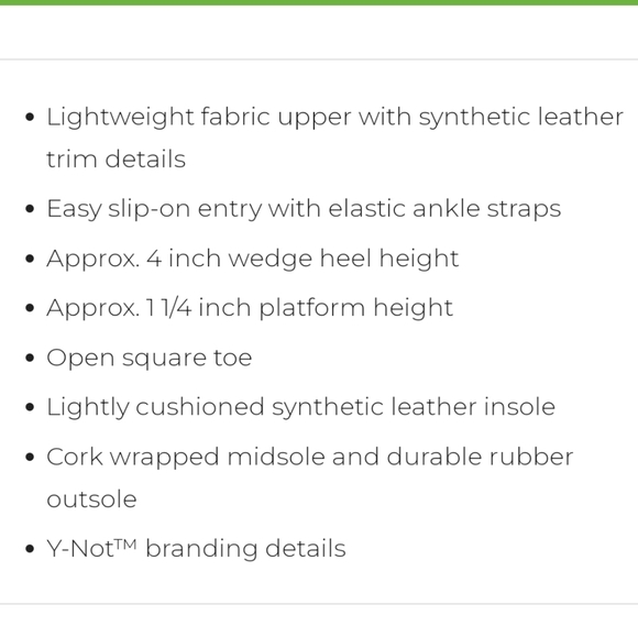 👣🩷Y•NOT? 🩷 Beige Eyelet Platform Wedges - Picture 7 of 16